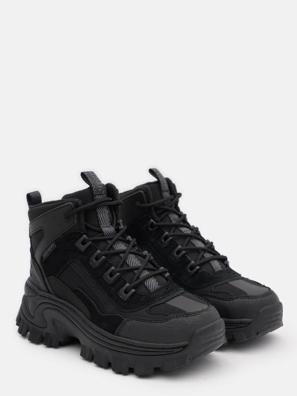 Черевики жіночі Skechers Hi-Ryze - I Want Tread чорні 177242 BBK — фото 3