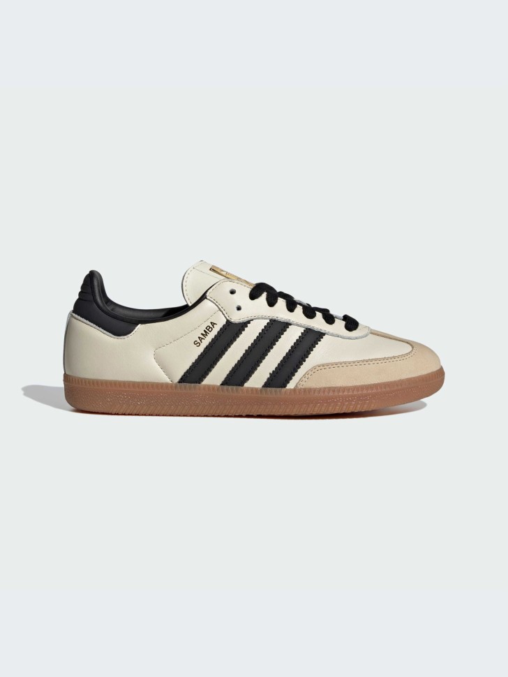 Кросівки жіночі Adidas SAMBA OG W бежеві ID0478 изображение 2
