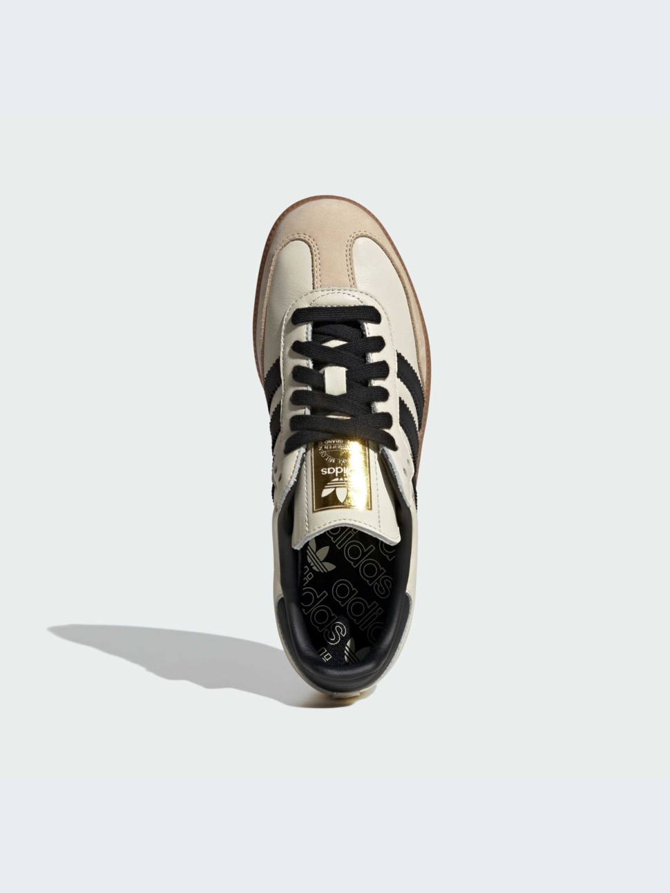 Кросівки жіночі Adidas SAMBA OG W бежеві ID0478 — фото 4