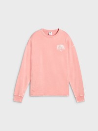 Толстовка женская Puma PUMA CLASS Comfort Crew коралловая 68503218 изображение 7