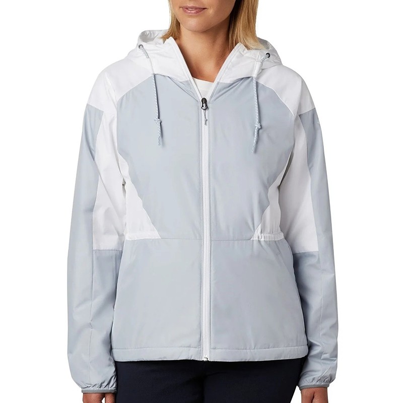 Ветровка женская Columbia Side Hill Lined Windbreaker серая 1886851-031 — фото 1