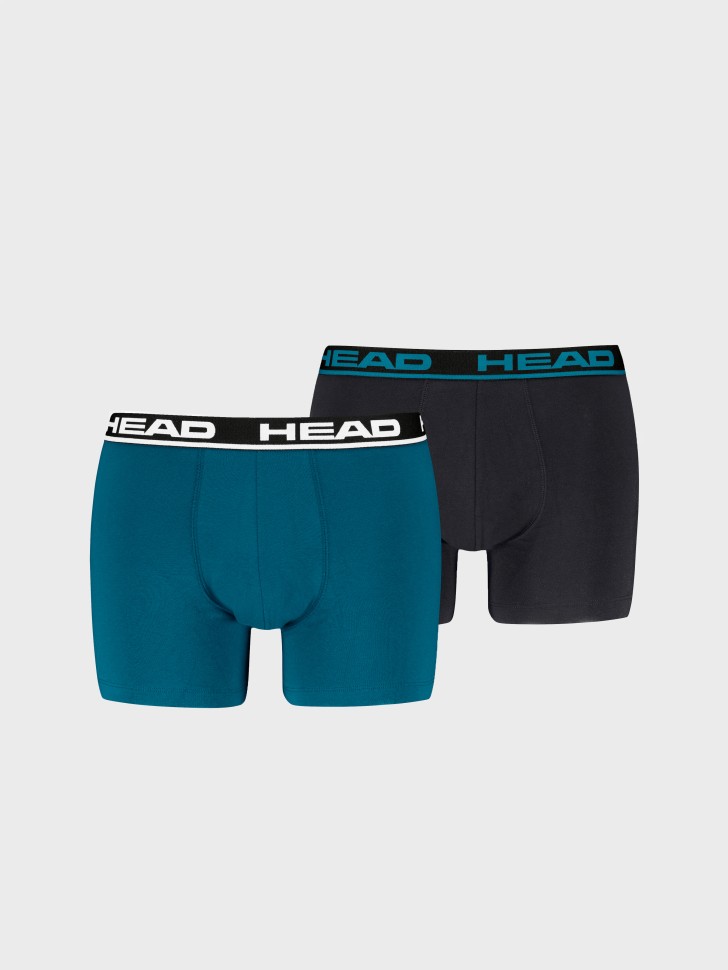 Боксери чоловічі HEAD BASIC BOXER 2P мультиколір 701202741027 изображение 2