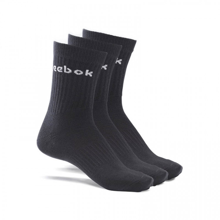 Носки (3 пары) Reebok Crew Socks черные GH0331 изображение 1