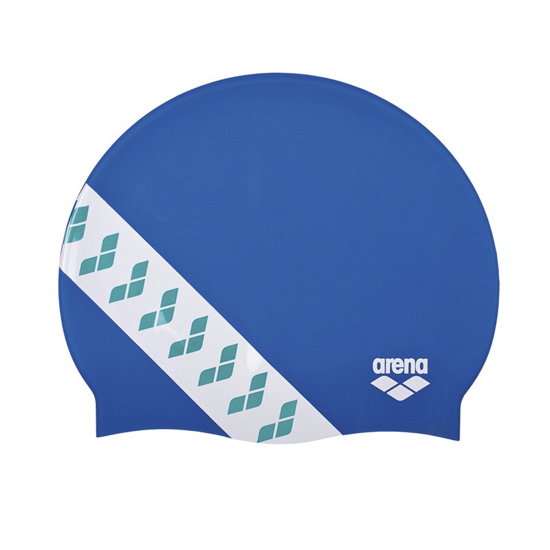 Шапочка для плавания унисекс Arena Team Stripe Cap голубые 001463-816 — фото 1
