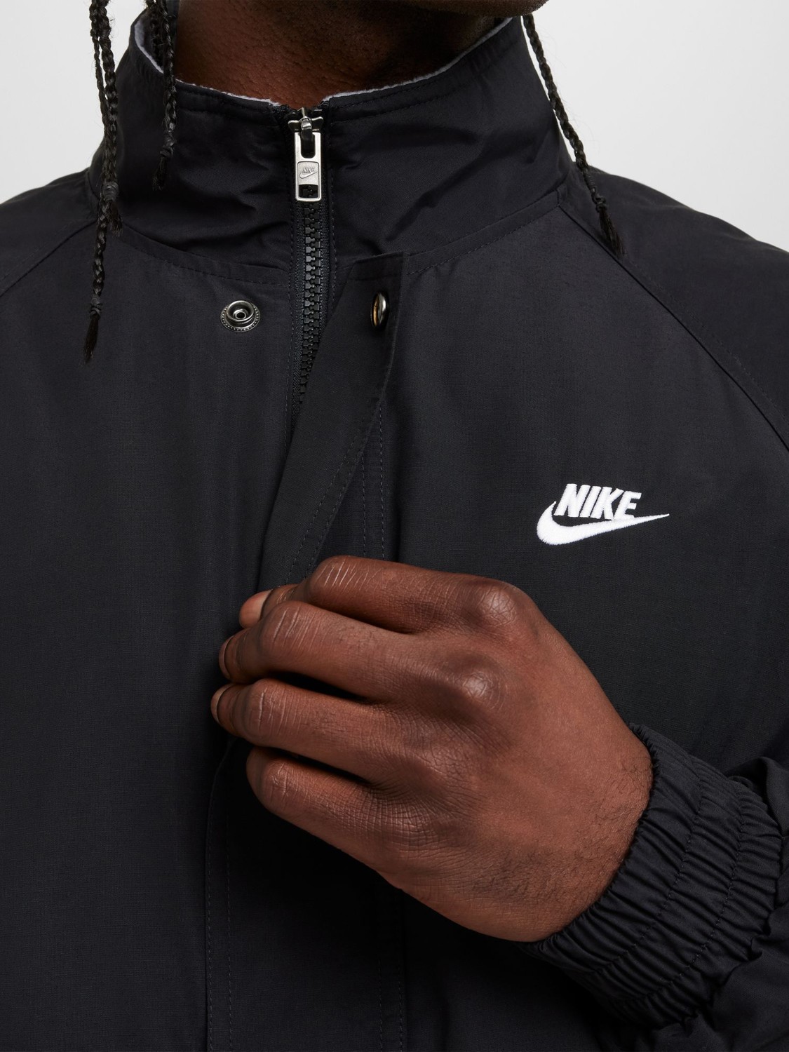 Куртка мужская Nike M NK CLUB FUTURA JKT черная FZ0656-010 изображение 4