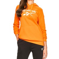 Толстовка женская Reebok Classics Big Logo оранжевая FT8185 изображение 3