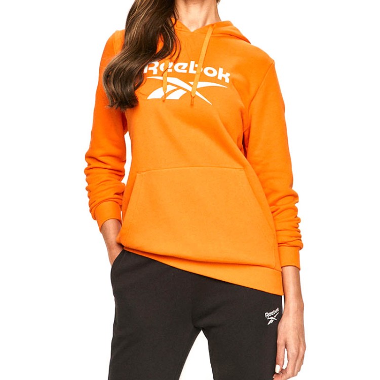 Толстовка женская Reebok Classics Big Logo оранжевая FT8185 изображение 3