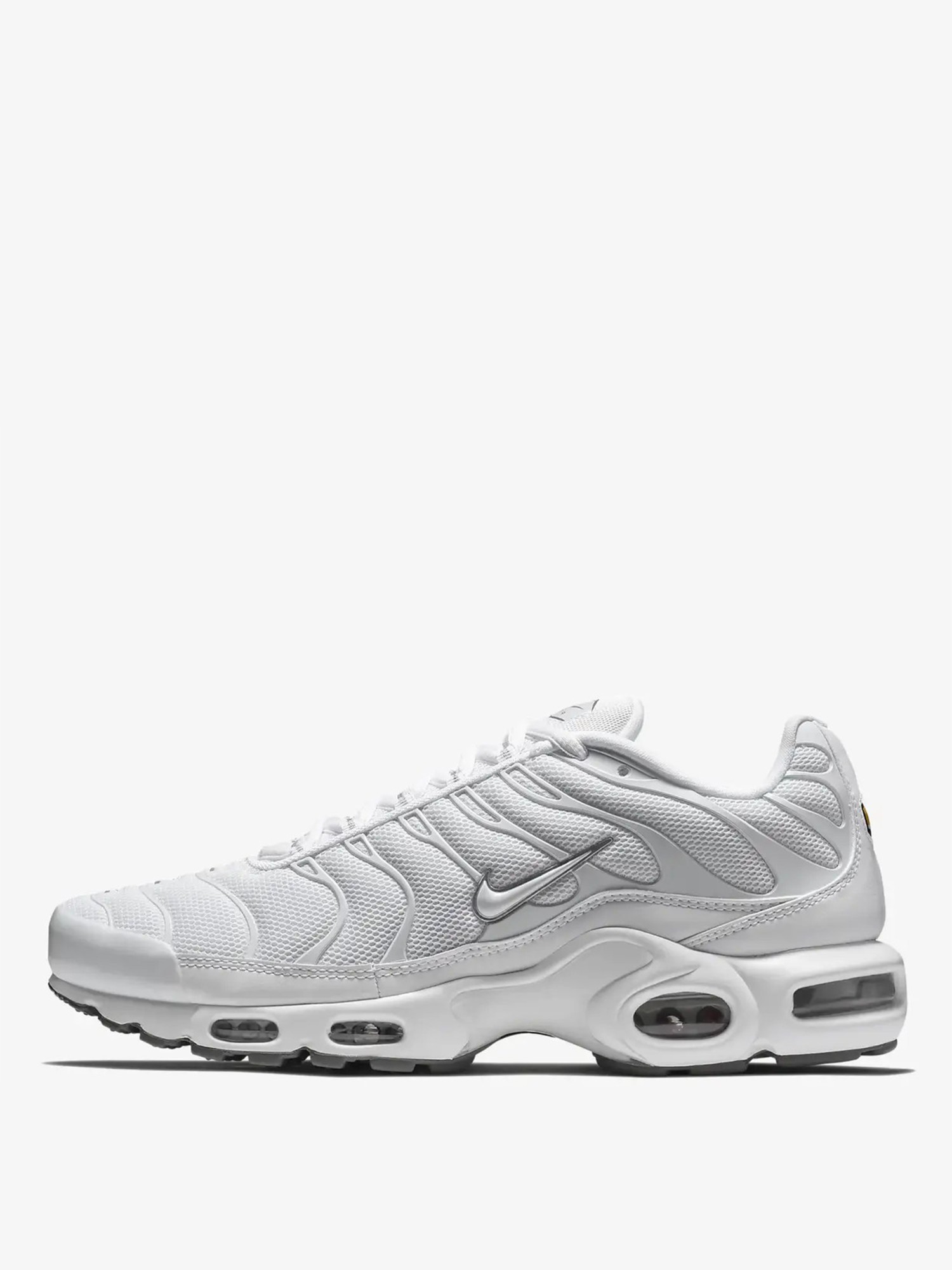 Кроссовки мужские Nike AIR MAX PLUS белые 604133-139 изображение 4