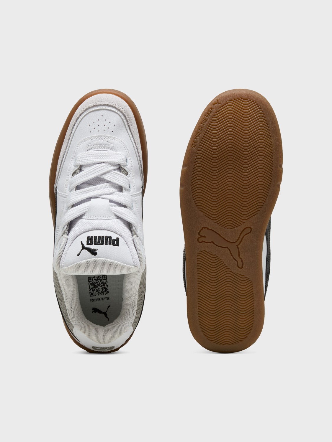Кросівки чоловічі Puma Park Lifestyle SK8 білі 40049701 изображение 7