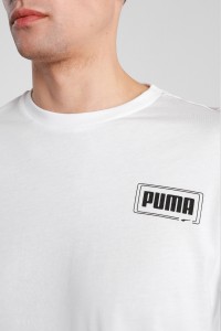 Футболка мужская Puma Rebel Advanced Tee белая 58573902 изображение 5