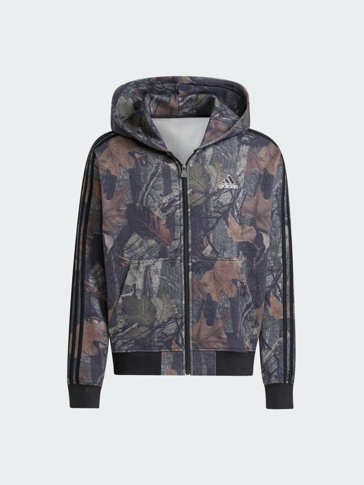 Толстовка чоловіча Adidas CAMO FZ хакі JY2775 изображение 2