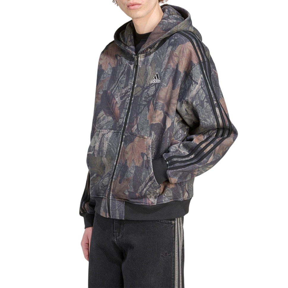 Толстовка чоловіча Adidas CAMO FZ хакі JY2775 — Sport City Толстовка чоловіча Adidas CAMO FZ хакі JY2775