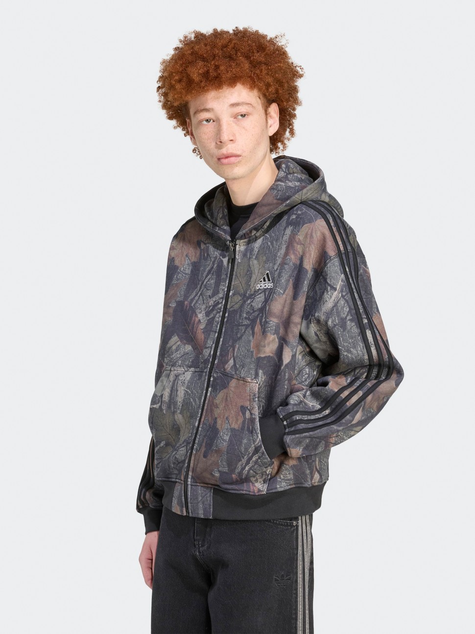 Толстовка чоловіча Adidas CAMO FZ хакі JY2775 — фото 3 — Sport City Толстовка чоловіча Adidas CAMO FZ хакі JY2775 — фото 3