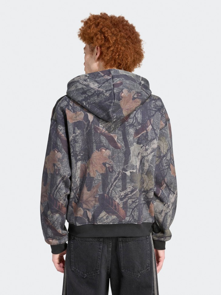 Толстовка мужская Adidas CAMO FZ хаки JY2775 изображение 4