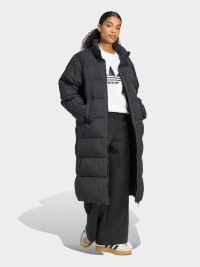 Куртка жіноча Adidas LONG PUFFER чорна JX2957 изображение 4