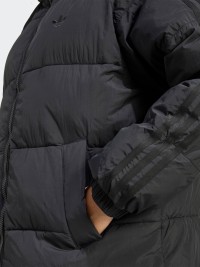 Куртка жіноча Adidas LONG PUFFER чорна JX2957 изображение 6