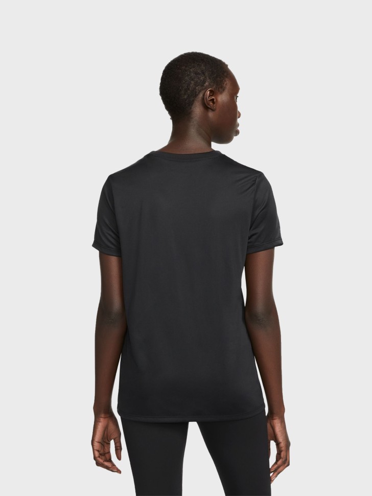 Футболка женская Nike W NK DF TEE RLGD LBR черная DX0687-010 изображение 3