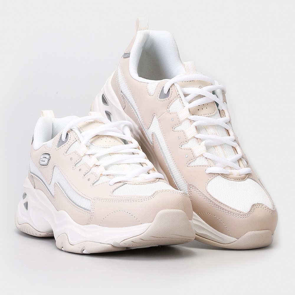 Кроссовки женские Skechers D Lites 4.0 бежевые 149491 NAT изображение 3