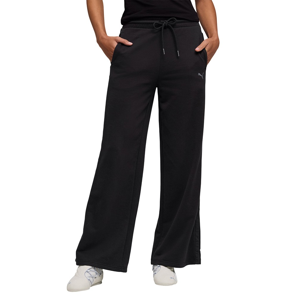 Брюки женские Puma HER Comfort High-Waist Wide Leg Pants TR черные 69188901
