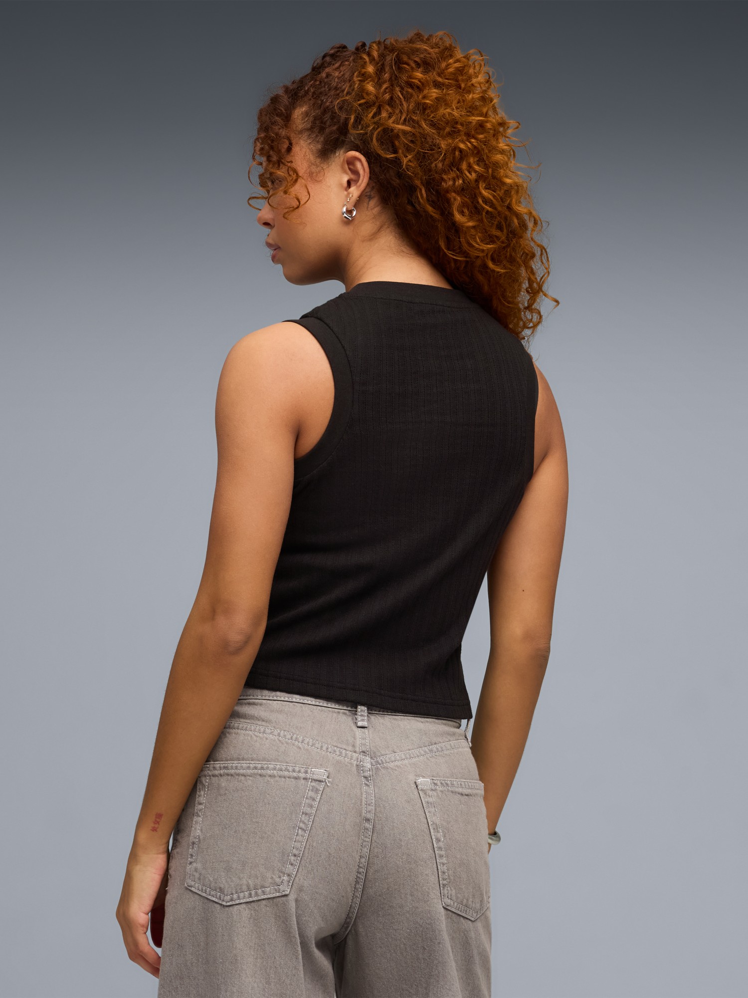 Майка жіноча Puma HER Comfort Tank чорна 69189301 изображение 3