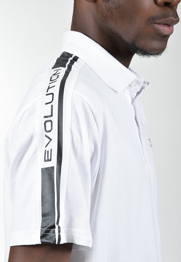Поло чоловіче Evoids Ferro біле 552119-100  изображение 5