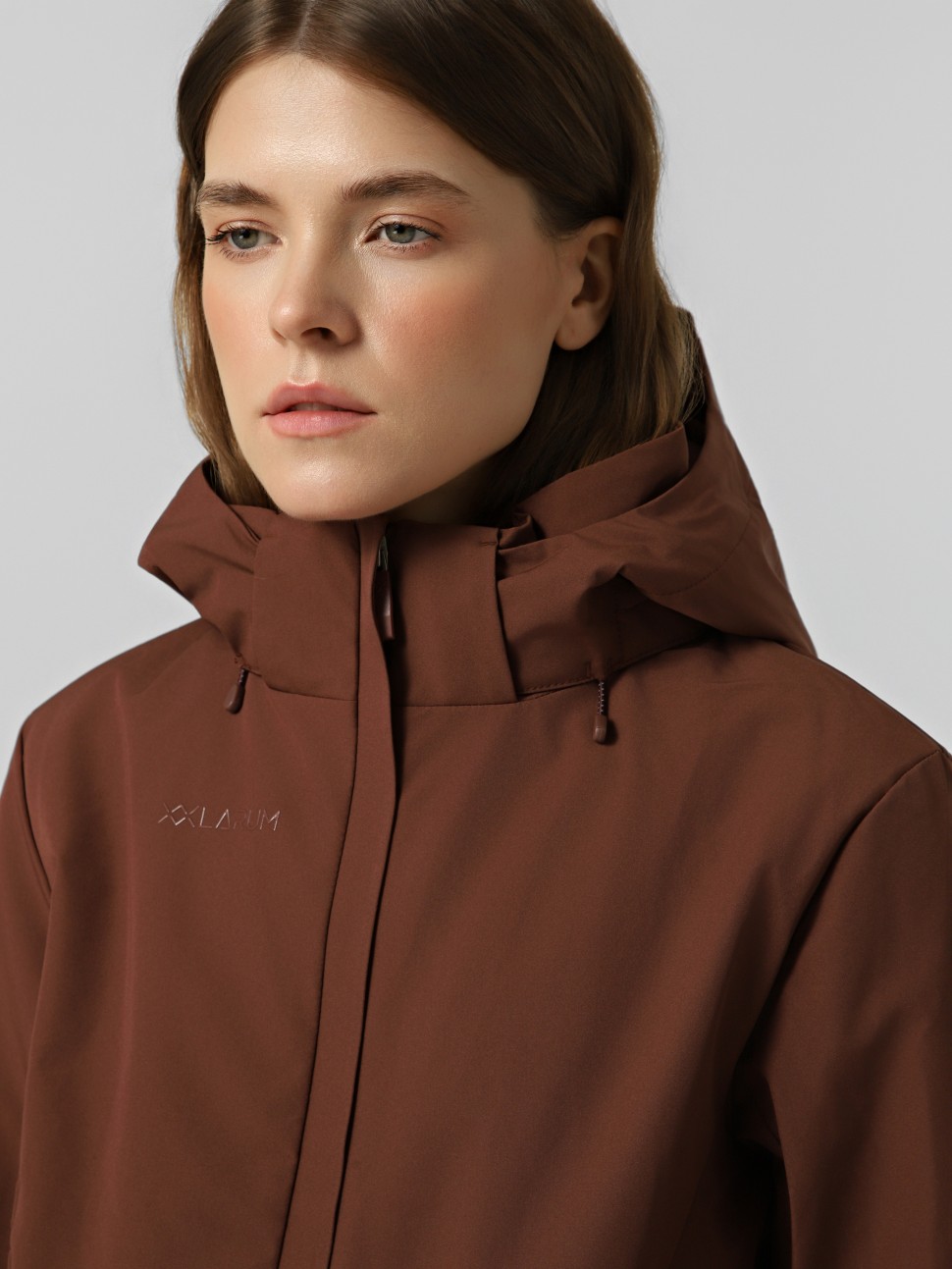 Куртка женская Larum Echelon коричневая 626620W-200 — фото 4 — Sport City Куртка женская Larum Echelon коричневая 626620W-200 — фото 4