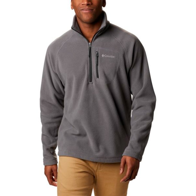 Толстовка мужская Columbia Fast Trek™ III Half Zip Fleece серая 1553511-023 изображение 1