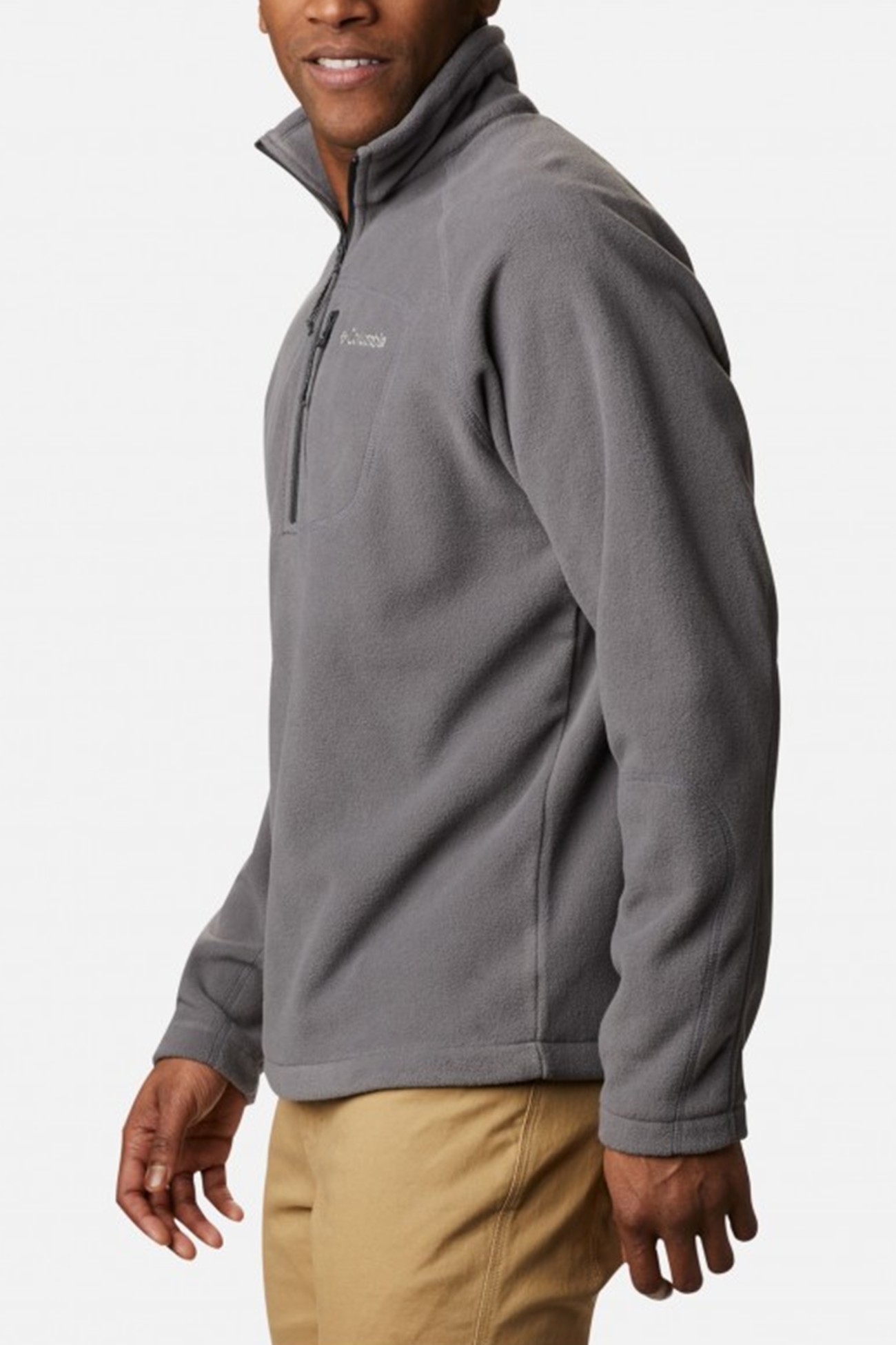 Толстовка мужская Columbia Fast Trek™ III Half Zip Fleece серая 1553511-023 изображение 2
