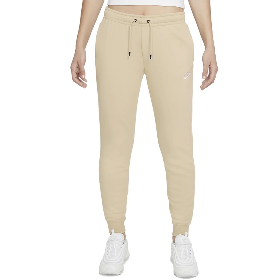 Штани жіночі Nike Sportswear Essential Women's Fleece Pants бежеві BV4095-206 — фото 1