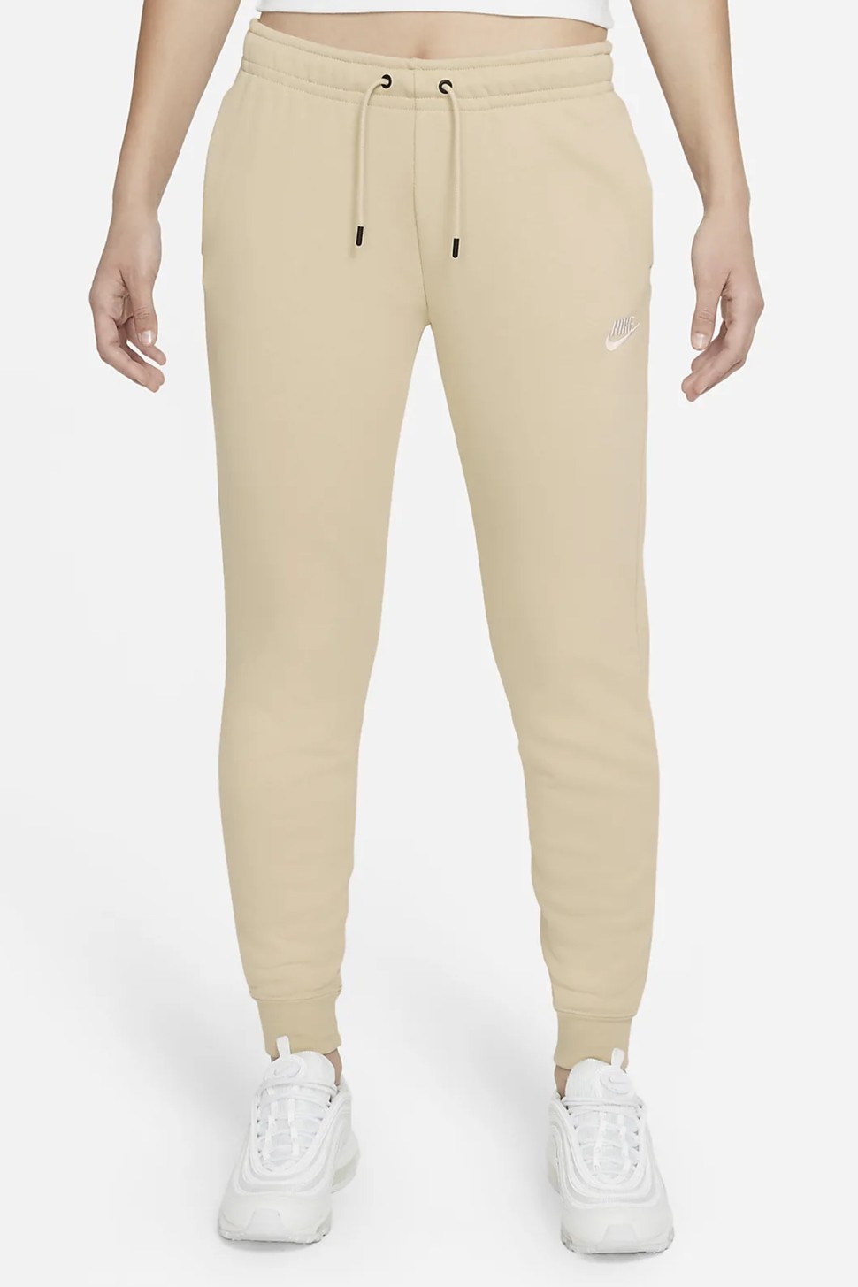 Штани жіночі Nike Sportswear Essential Women's Fleece Pants бежеві BV4095-206 — фото 2