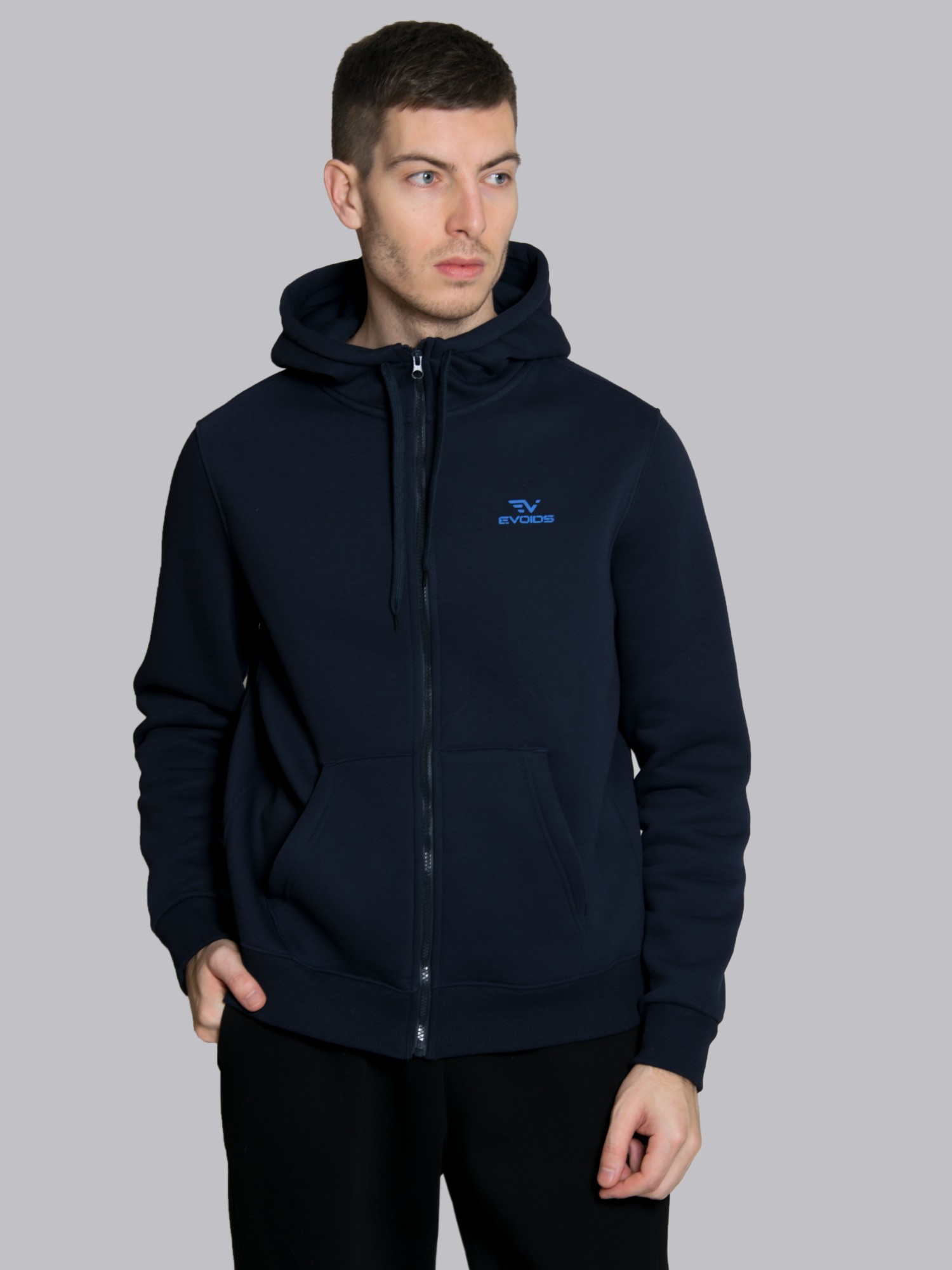 Толстовка мужская Evoids Rolando темно-синяя 482201-450 изображение 2