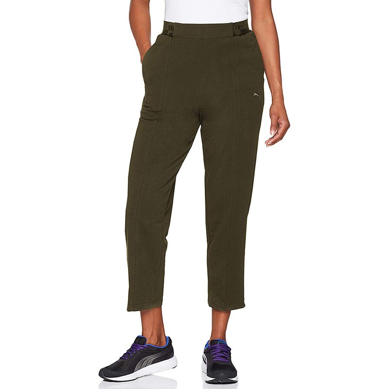 Брюки женские Puma SOFT SPORT Pants TR хаки 85205715 изображение 1