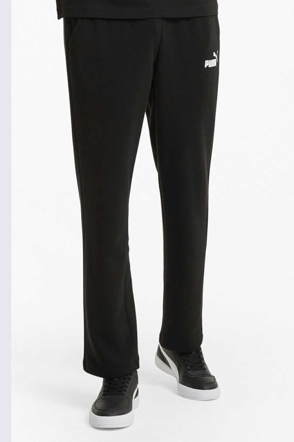 Штани чоловічі Puma Ess Logo Pants Tr Op чорні 58672051  — фото 2