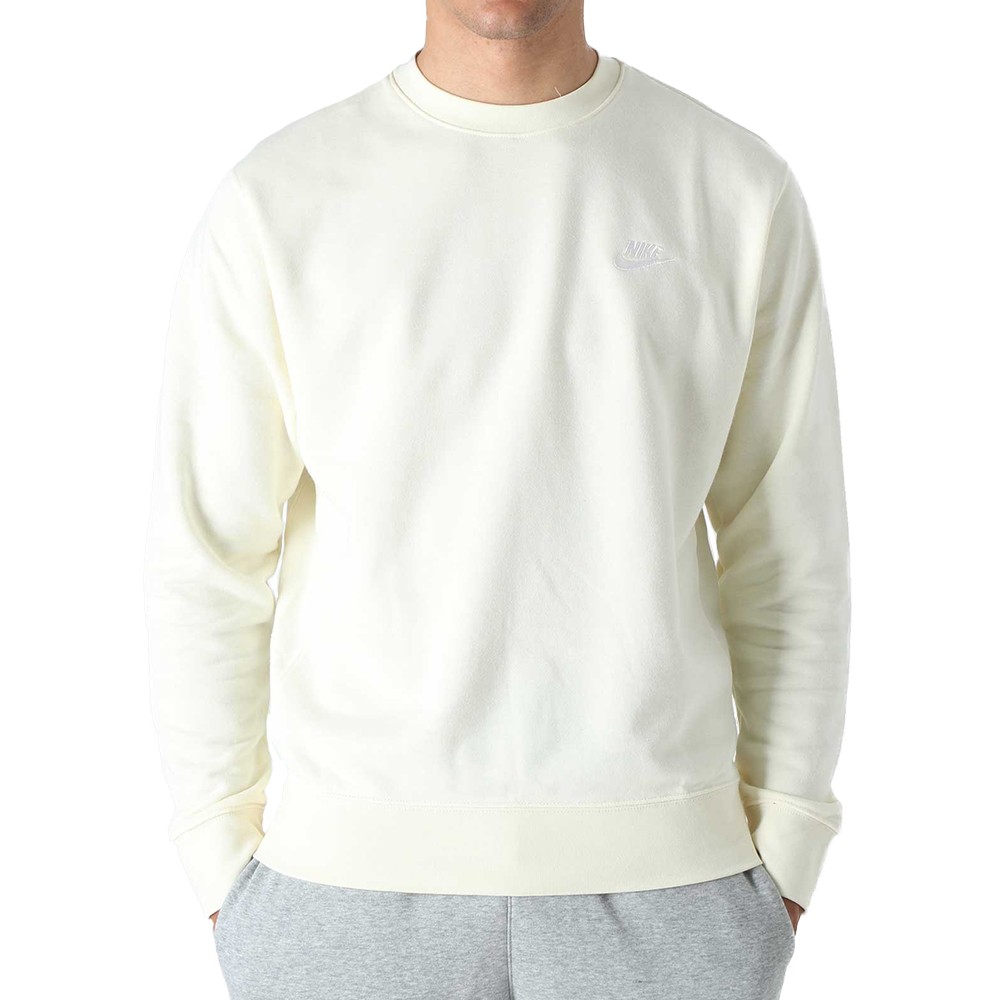 Толстовка чоловіча Nike M Nsw Club Crw Ft бежева BV2666-113  изображение 1
