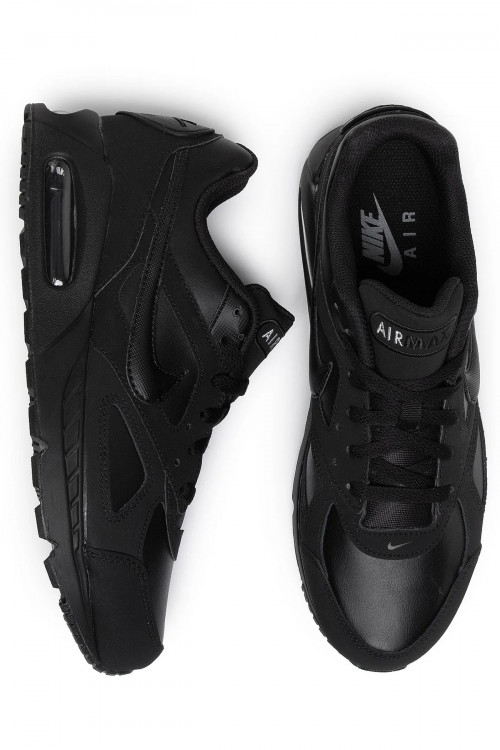 Кроссовки мужские Nike Air Max IVO Leather Shoe черные 580520-002 изображение 4
