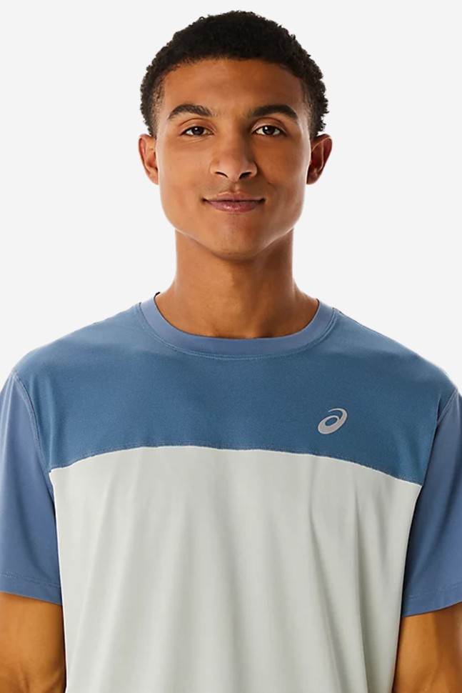 Футболка чоловіча Asics RACE SS TOP мультиколір 2011C239-422 изображение 4