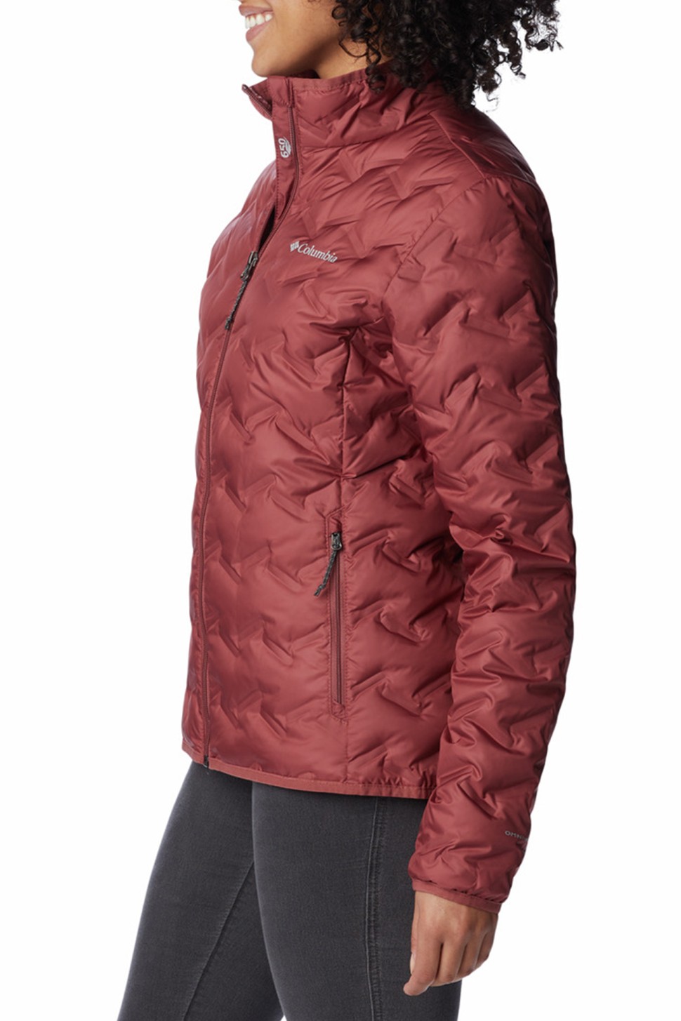 Куртка жіноча Columbia Delta Ridge™ Down Jacket бордова 1875921-679 — фото 2