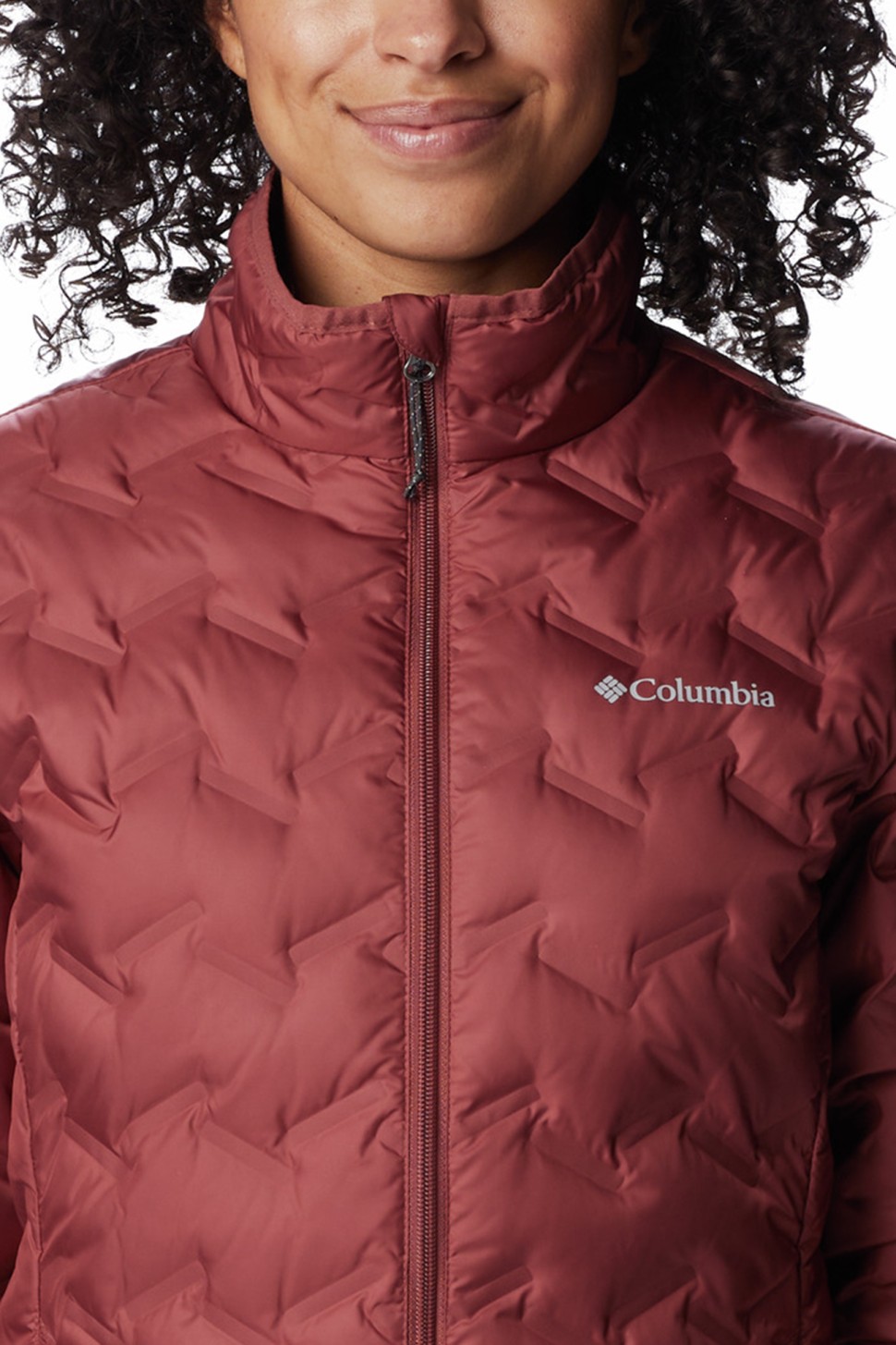 Куртка жіноча Columbia Delta Ridge™ Down Jacket бордова 1875921-679 — фото 7