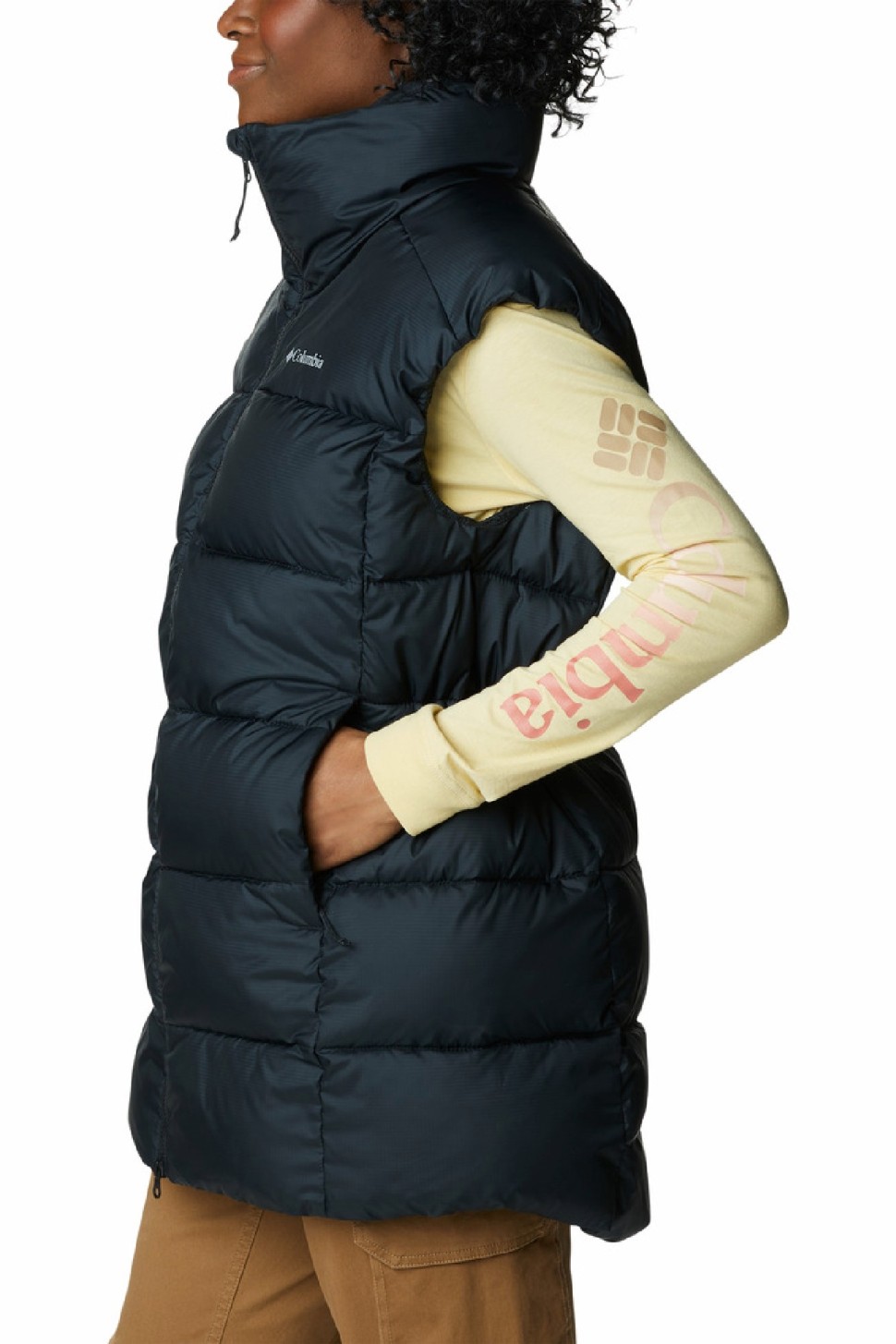 Жилет жіночий Columbia Puffect™ Mid Vest чорний 2007711-010 — фото 2
