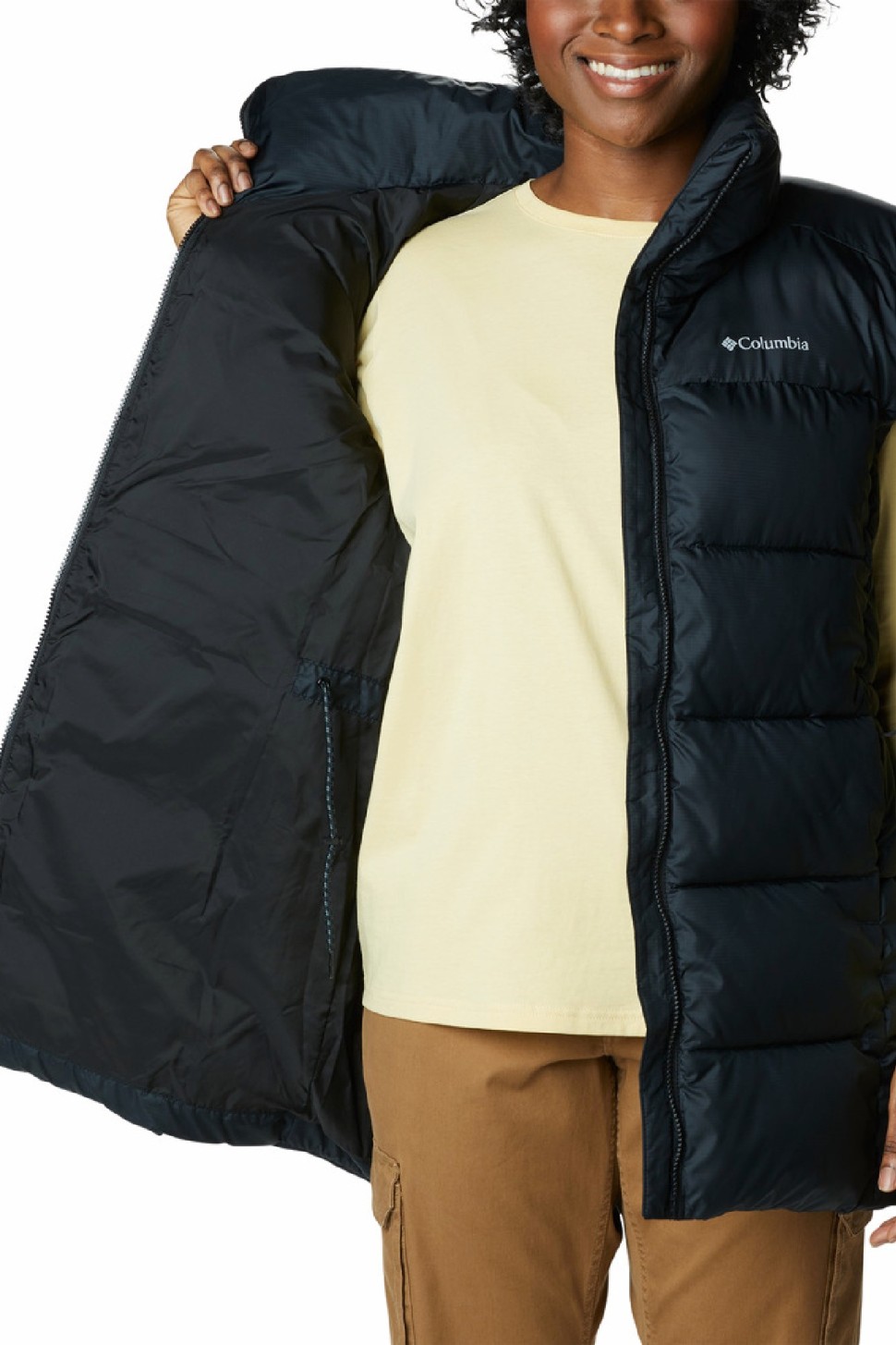 Жилет жіночий Columbia Puffect™ Mid Vest чорний 2007711-010 — фото 4