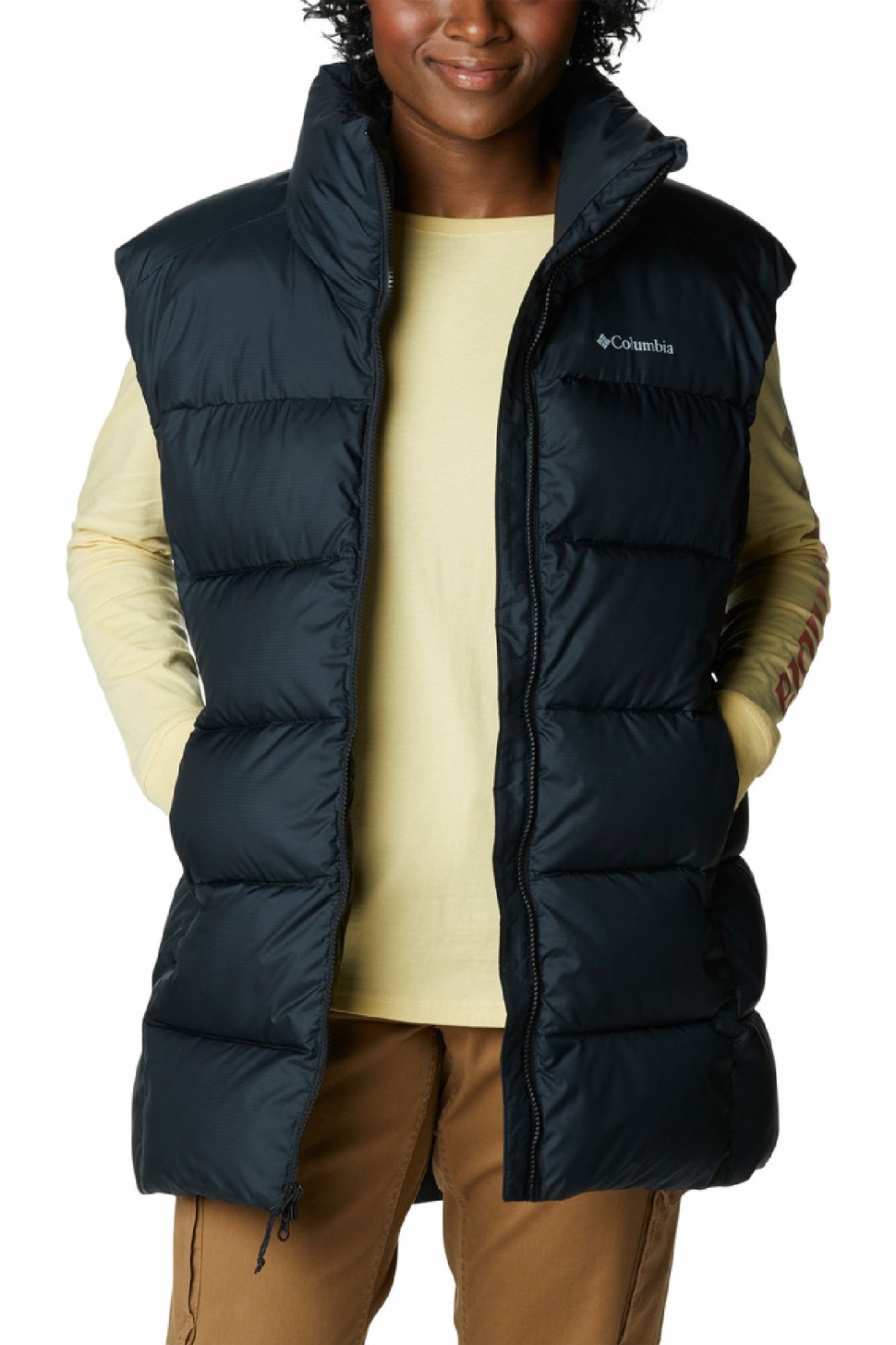 Жилет жіночий Columbia Puffect™ Mid Vest чорний 2007711-010 — фото 5