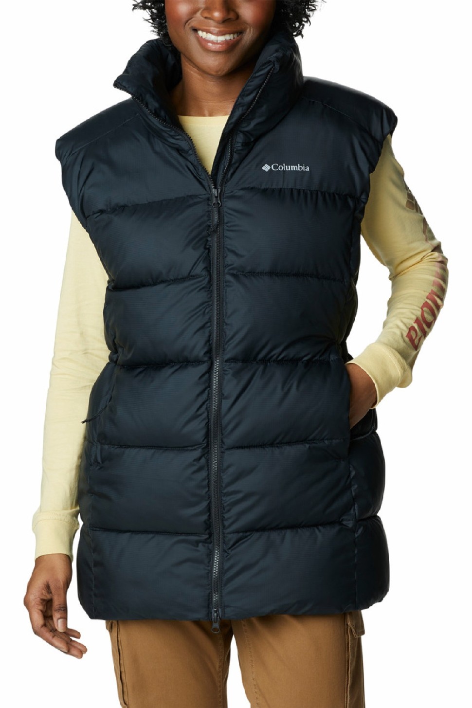 Жилет жіночий Columbia Puffect™ Mid Vest чорний 2007711-010 — фото 7
