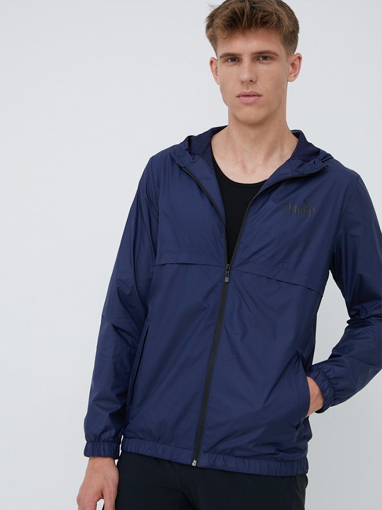 Вітрівка чоловіча Puma ESS Solid Windbreaker синя 84748414 — фото 2