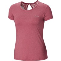 Футболка женская Columbia Peak to Point Novelty SS розовая 1710441-550 изображение 2