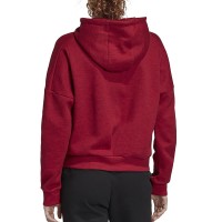 Толстовка женская Adidas ID Melang бордовая FI4086 изображение 2