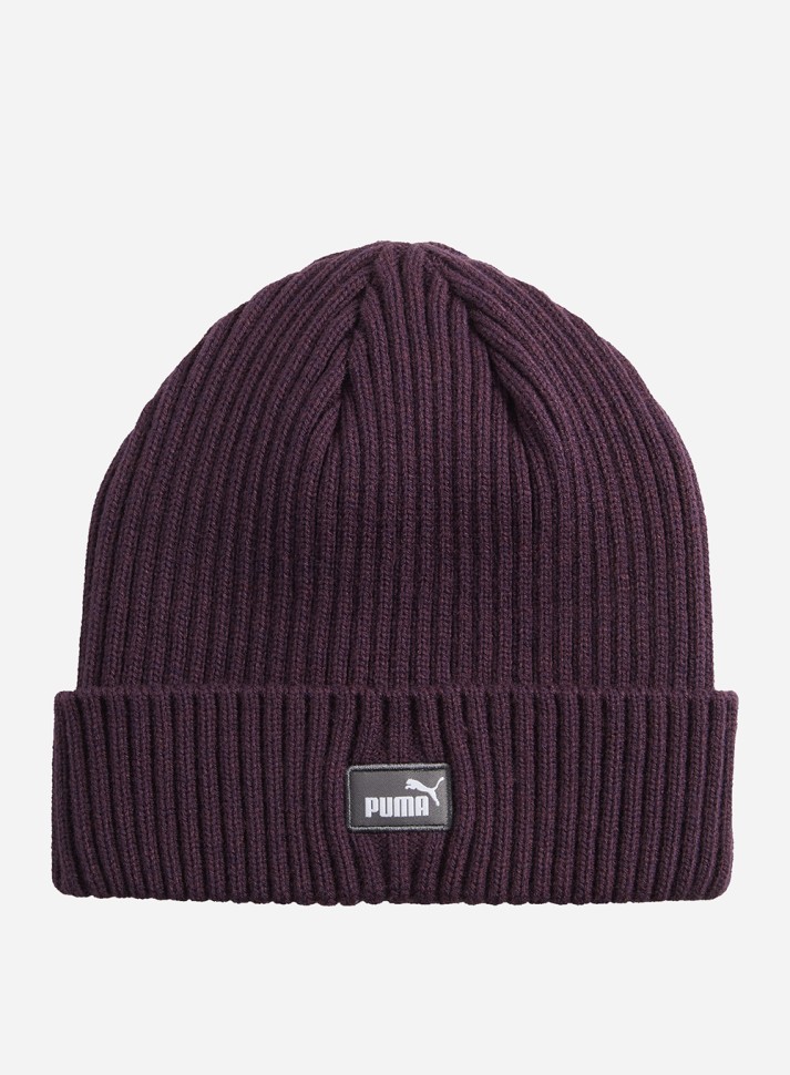 Шапка  Puma PUMA Classic Cuff Beanie фіолетова 02482607 изображение 2