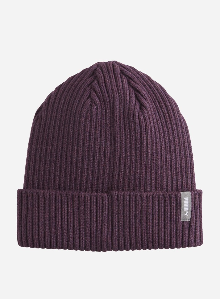 Шапка  Puma PUMA Classic Cuff Beanie фіолетова 02482607 изображение 3