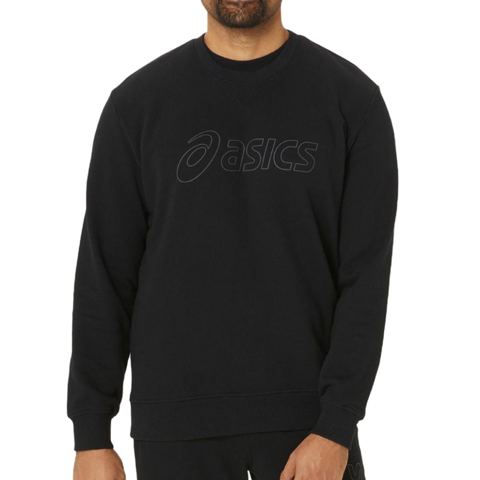Толстовка чоловіча Asics ASICS SWEATSHIRT чорна 2031E192-002 — фото 1