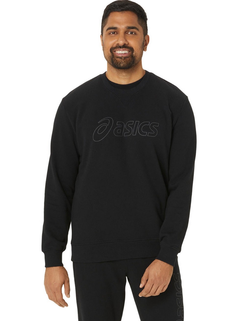 Толстовка чоловіча Asics ASICS SWEATSHIRT чорна 2031E192-002 изображение 2