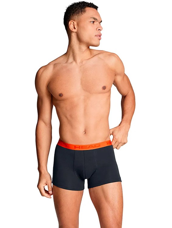 Боксери чоловічі HEAD BASIC BOXER 2P чорні 701229007001 — фото 4